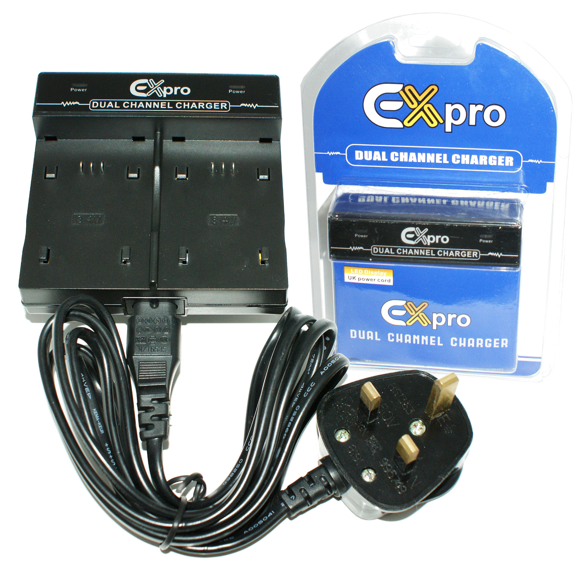 Ex-Pro 2x batería de la Cámara Cargador USB LCD DMW-BCF10E para P @ L @ DMC-F2